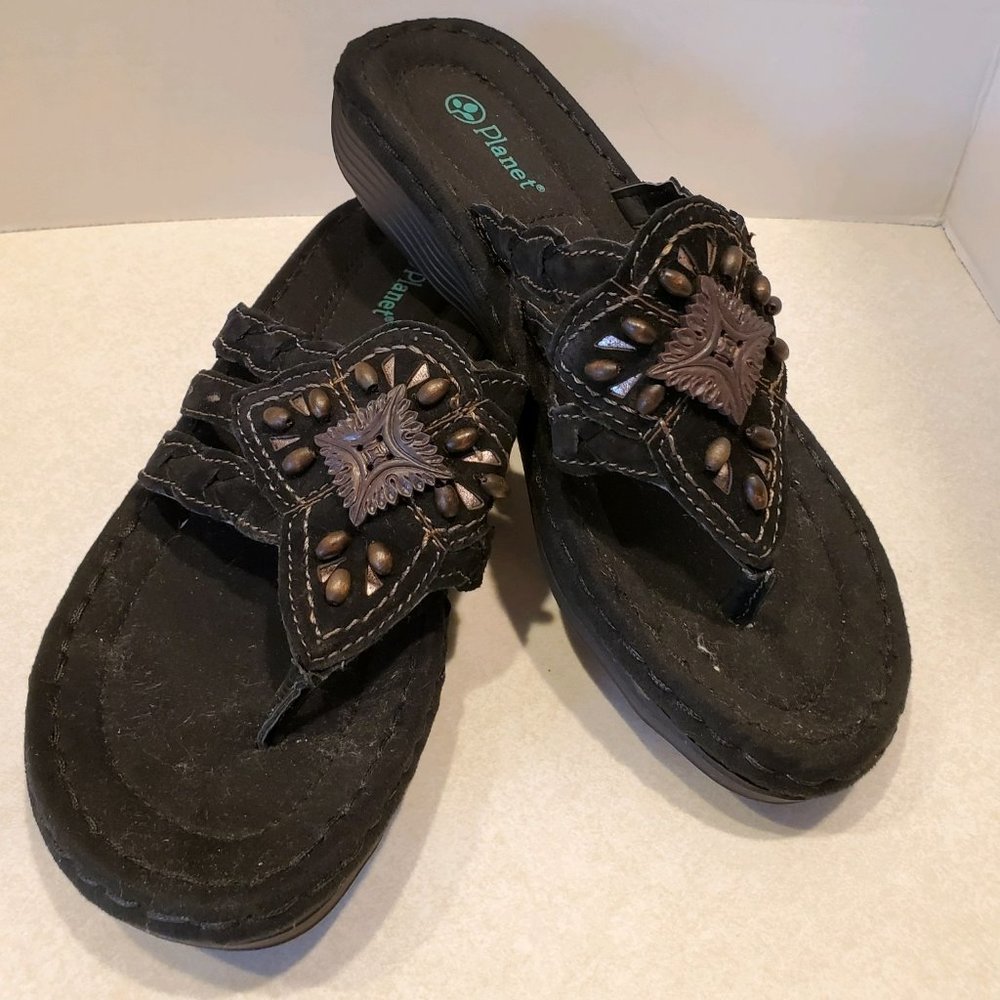Sandals - Black Boho - 7W